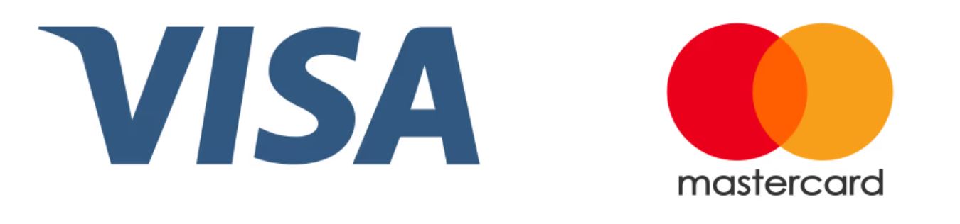 Visa & Mastercard accepted